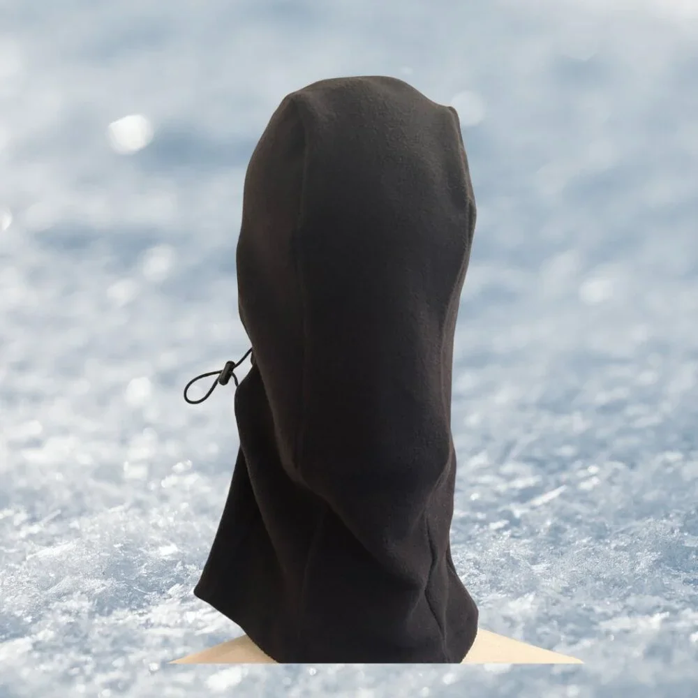 TOUGHOUTFITTERS Black Fleece Balaclava — Warm, Sleek & Ready for Anything!